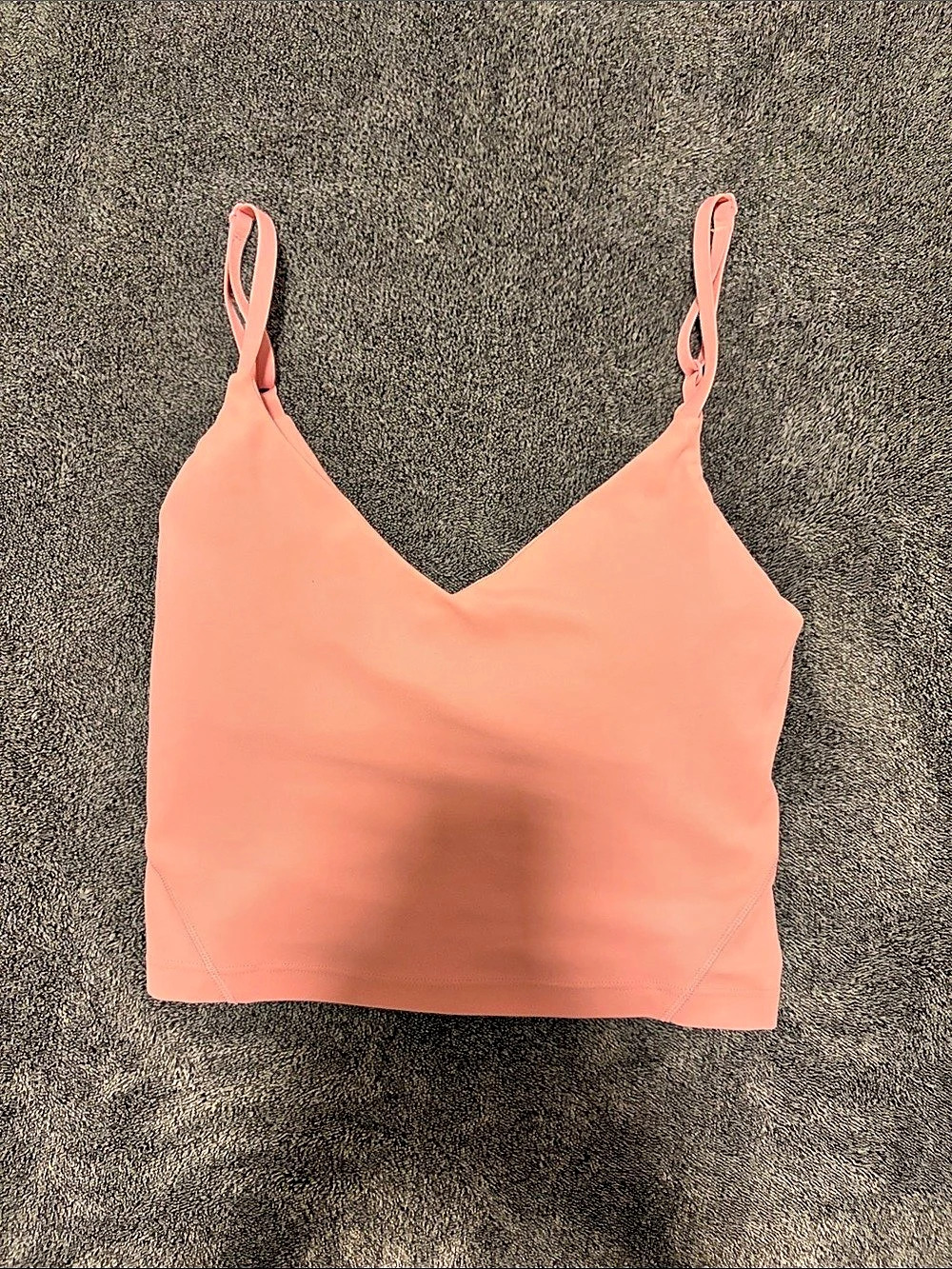 lululemon Align Tank Pink Thin Straps Size 0